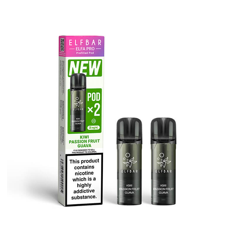 elfbar pods kiwi Kiwi Passion Fruit Guava Elf Bar Elfa Pro Pod main image 1