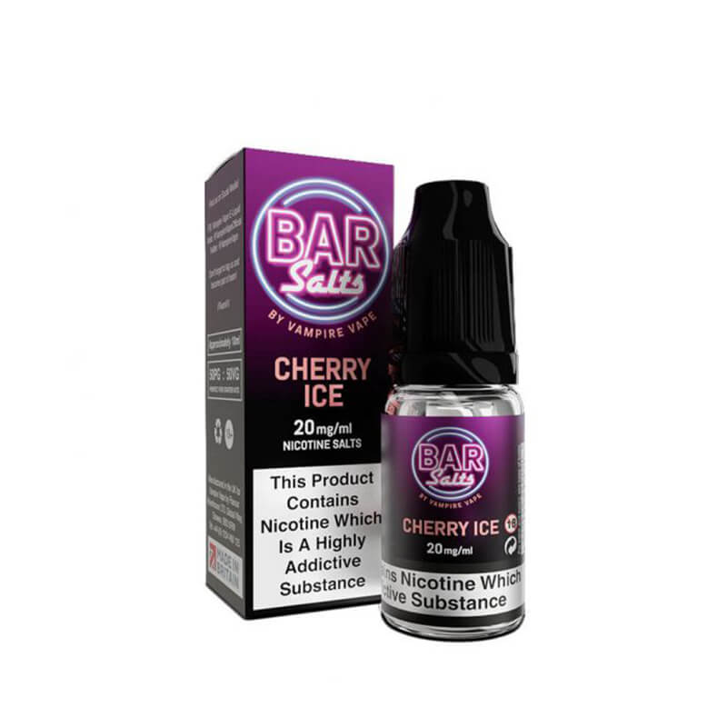 Vampire Vape Bar Salts Cherry Ice Nicotine Salt E-Liquid | Vapouriz UK Vampire Vape Bar Salts Cherry Ice Nicotine Salt E-Liquid | Vapouriz UK