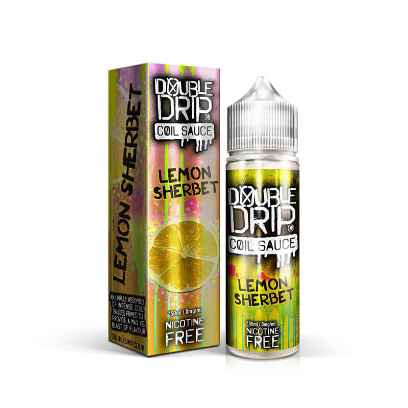 Lemon Sherbet Short Fill 50ml - Double Drip - Vapouriz Lemon Sherbet Short Fill 50ml - Double Drip - Vapouriz