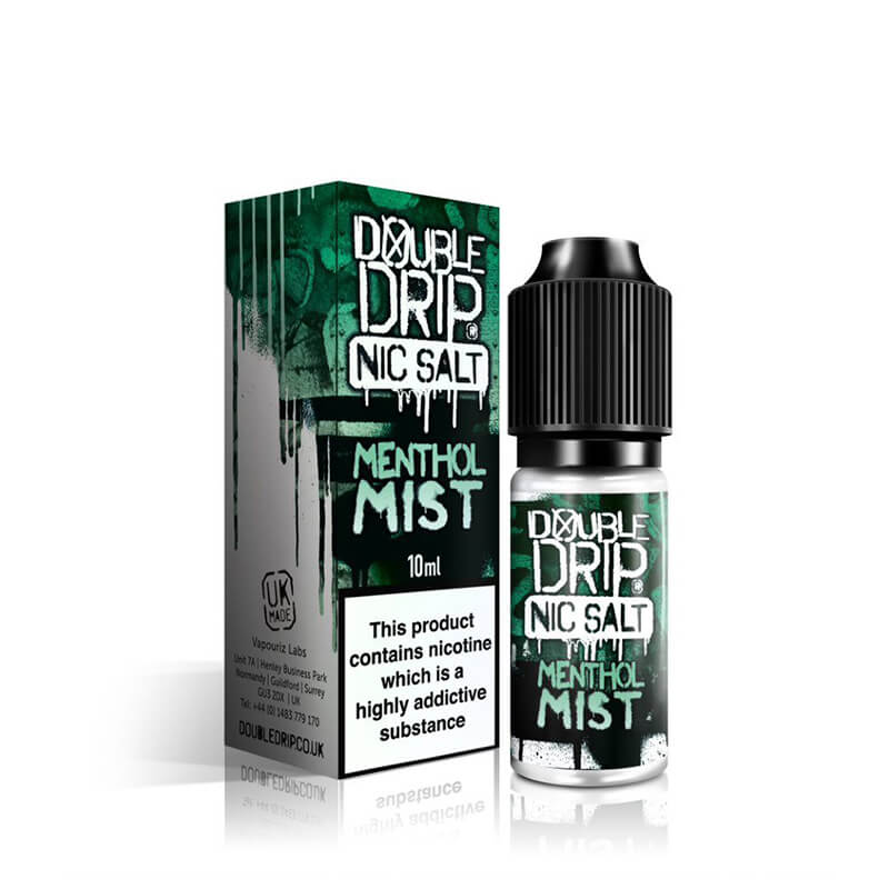 Nic Salt Menthol Mist 10ml - Double Drip - Vapouriz Nic Salt Menthol Mist 10ml - Double Drip - Vapouriz