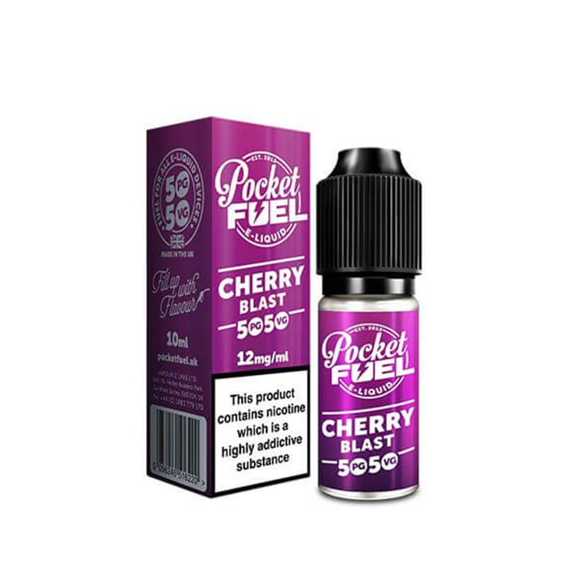 Pocket Fuel E-Liquid Cherry Blast 50/50 10ml | Vapouriz Pocket Fuel E-Liquid Cherry Blast 50/50 10ml | Vapouriz