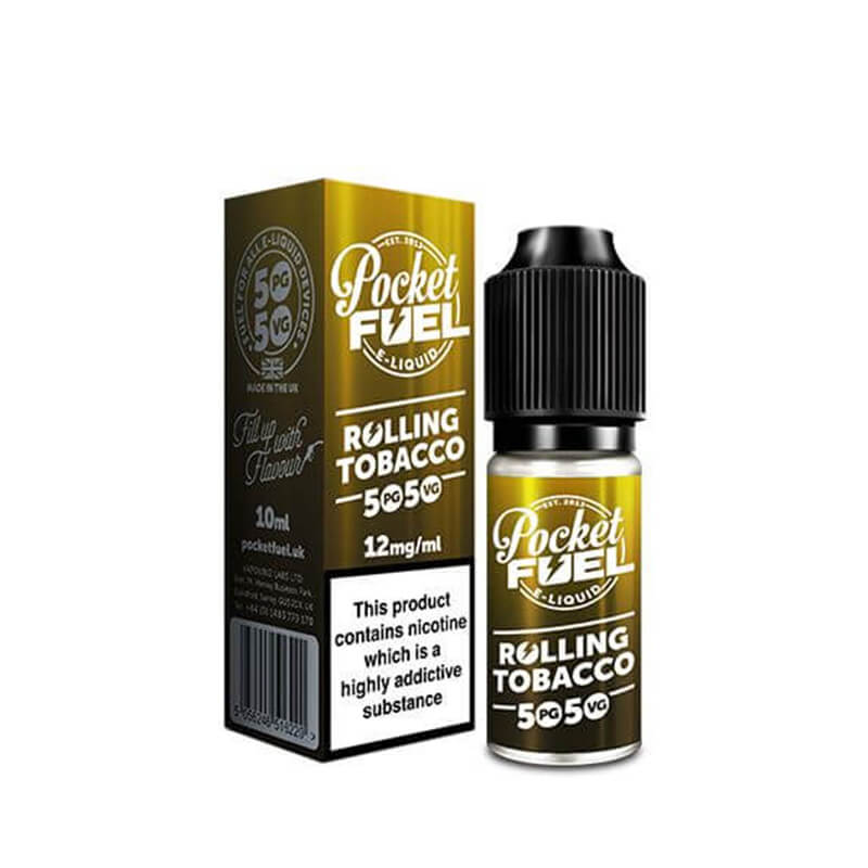 Pocket Fuel E-Liquid Rolling Tobacco 50/50 10ml | Vapouriz Pocket Fuel E-Liquid Rolling Tobacco 50/50 10ml | Vapouriz