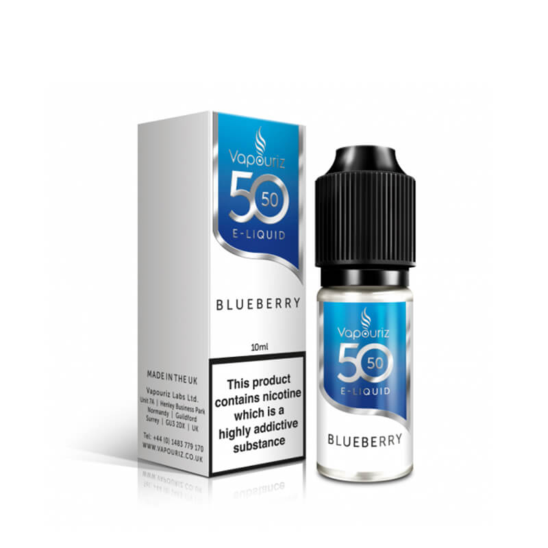 Vapouriz 50/50 Blueberry 10ml E-Liquid | Vapouriz UK Vapouriz 50/50 Blueberry 10ml E-Liquid | Vapouriz UK
