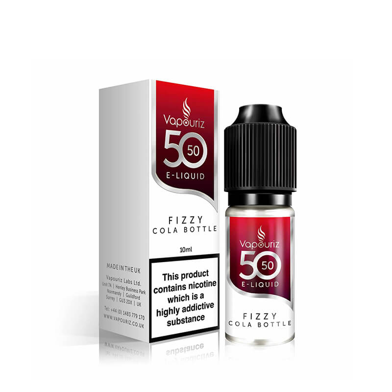 Vapouriz 50/50 Fizzy Cola Bottles 10ml E-Liquid | Vapouriz UK Vapouriz 50/50 Fizzy Cola Bottles 10ml E-Liquid | Vapouriz UK