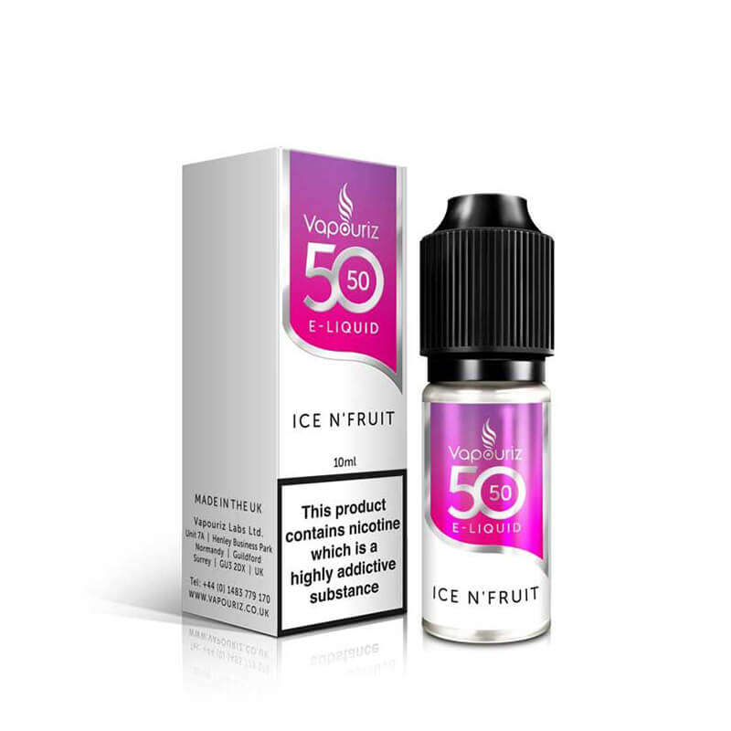 Vapouriz 50/50 Ice N'Fruit 10ml E-Liquid | Vapouriz UK Vapouriz 50/50 Ice N'Fruit 10ml E-Liquid | Vapouriz UK