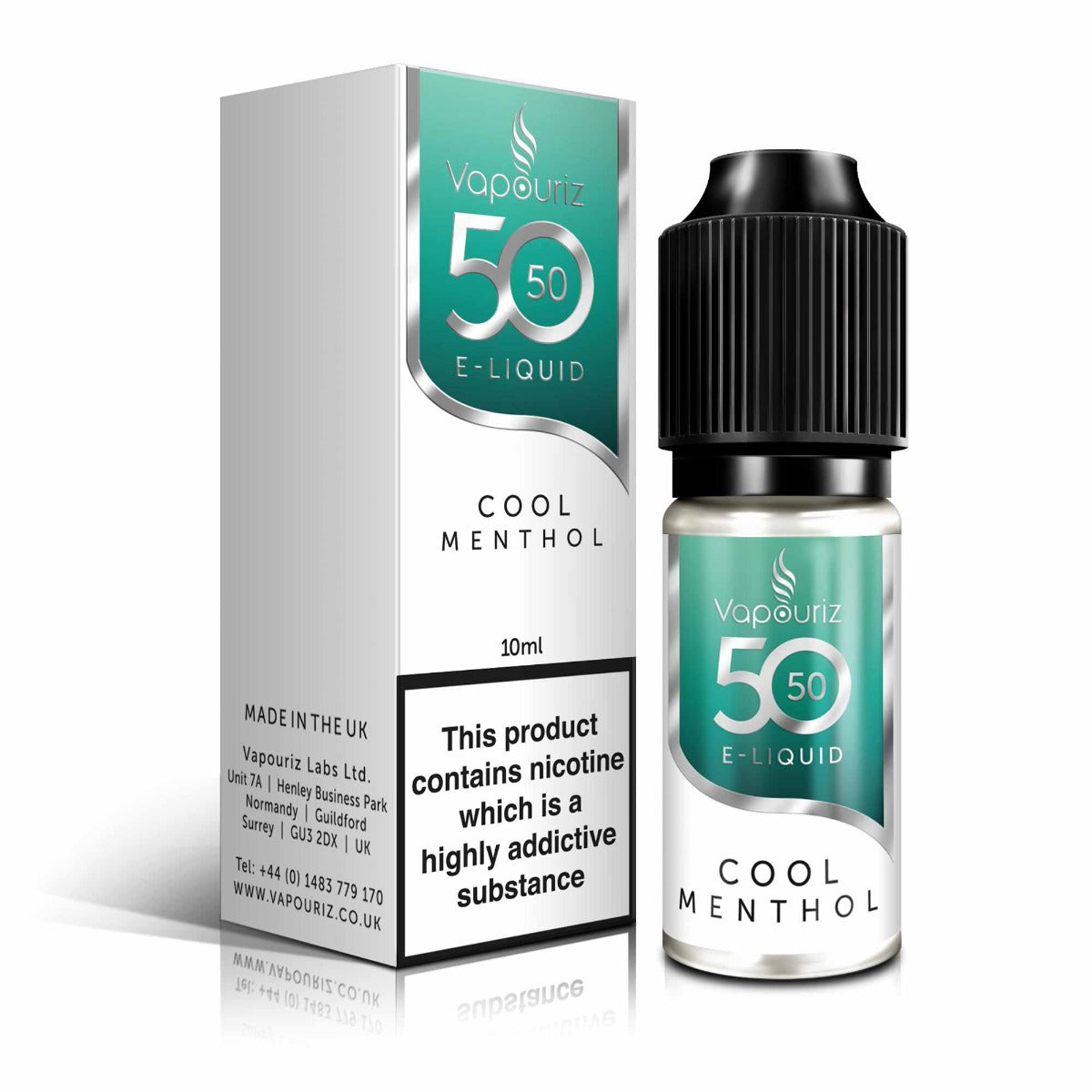 vampire vape menthol tobacco 50/50 eliquid Vapouriz 50/50 Cool Menthol 10ml E-Liquid