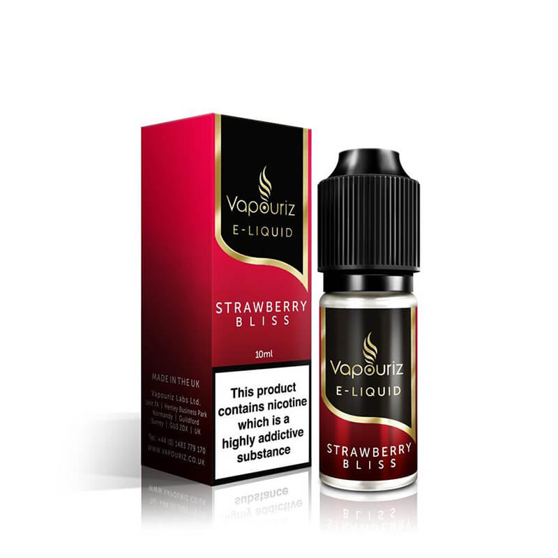 Vapouriz Premium Strawberry Bliss 10ml E-Liquid | Vapouriz UK Vapouriz Premium Strawberry Bliss 10ml E-Liquid | Vapouriz UK