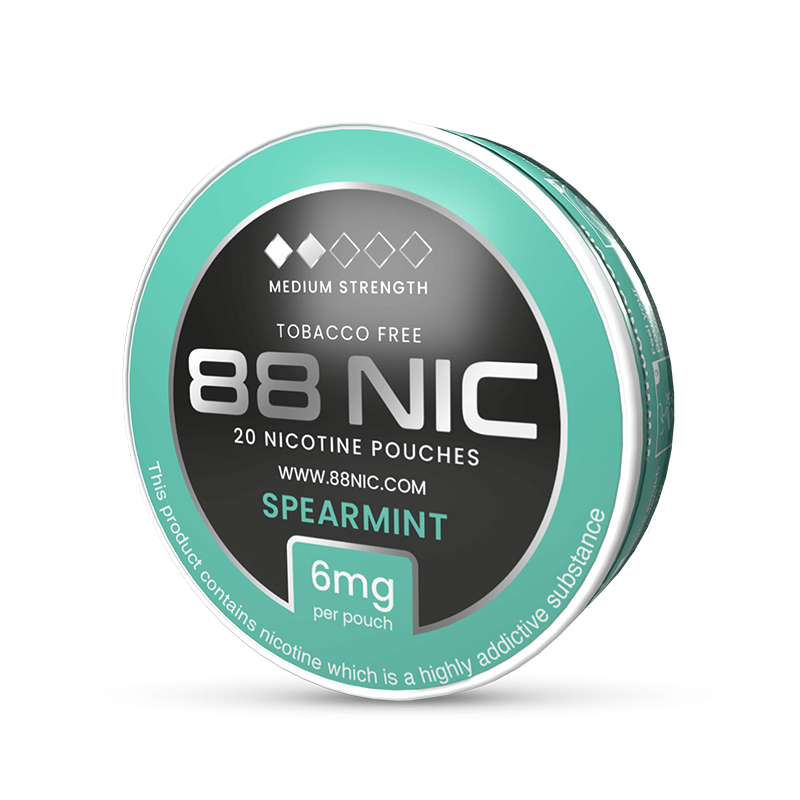 88 Nic Spearmint Nicotine Pouches