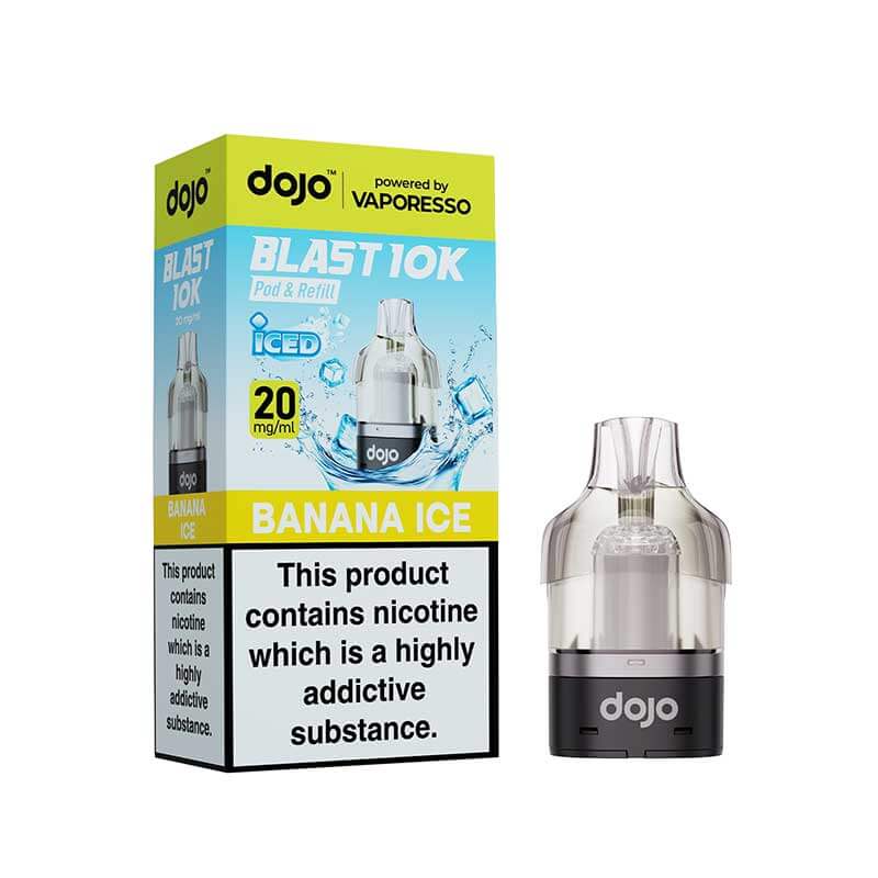 Vaporesso DOJO Blast Pod & Refill For 10K or 30K Device – Banana Ice