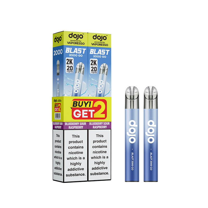 Vaporesso DOJO Blast 2000 Go V2 Prefilled Pod Vape Kit 2pk