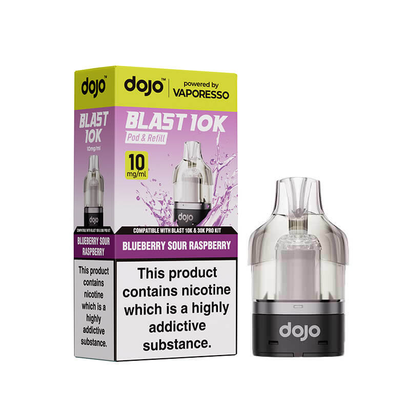 Vaporesso DOJO Blast Pod & Refill For 10K or 30K Device – Blueberry Sour Raspberry