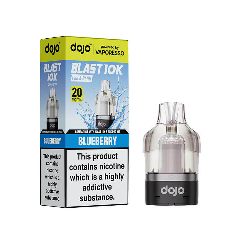 Vaporesso DOJO Blast Pod & Refill For 10K or 30K Device – Blueberry
