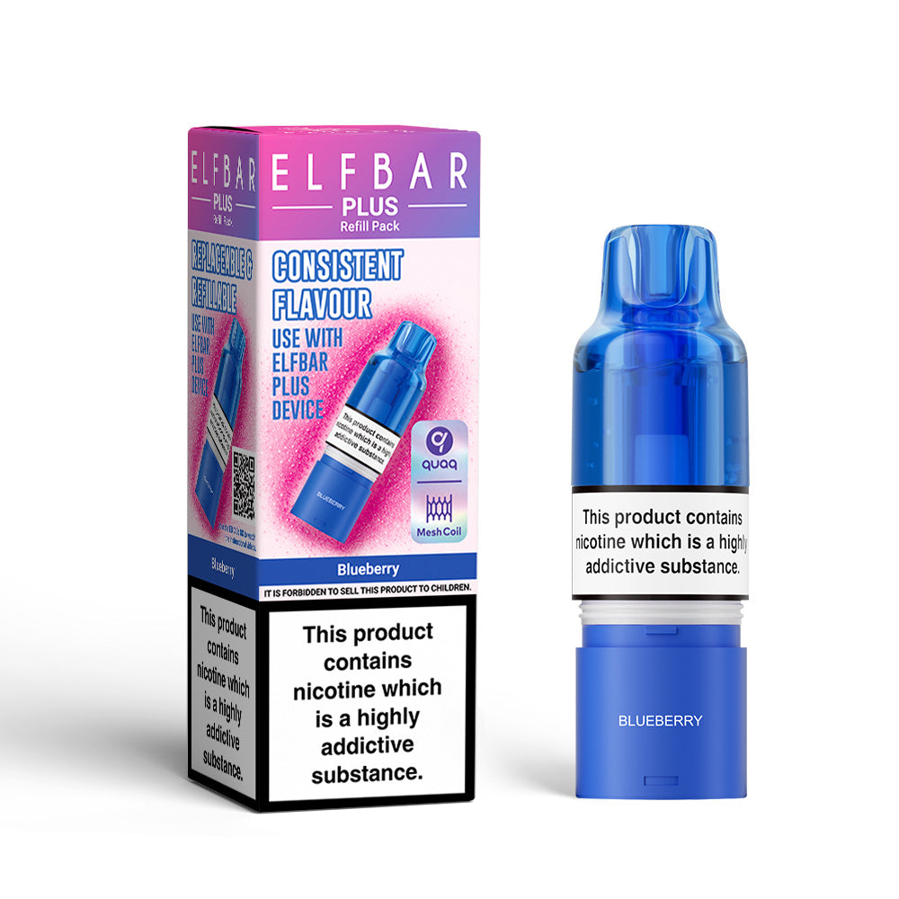 Elf Bar Plus Blueberry Prefilled Pod + Refill