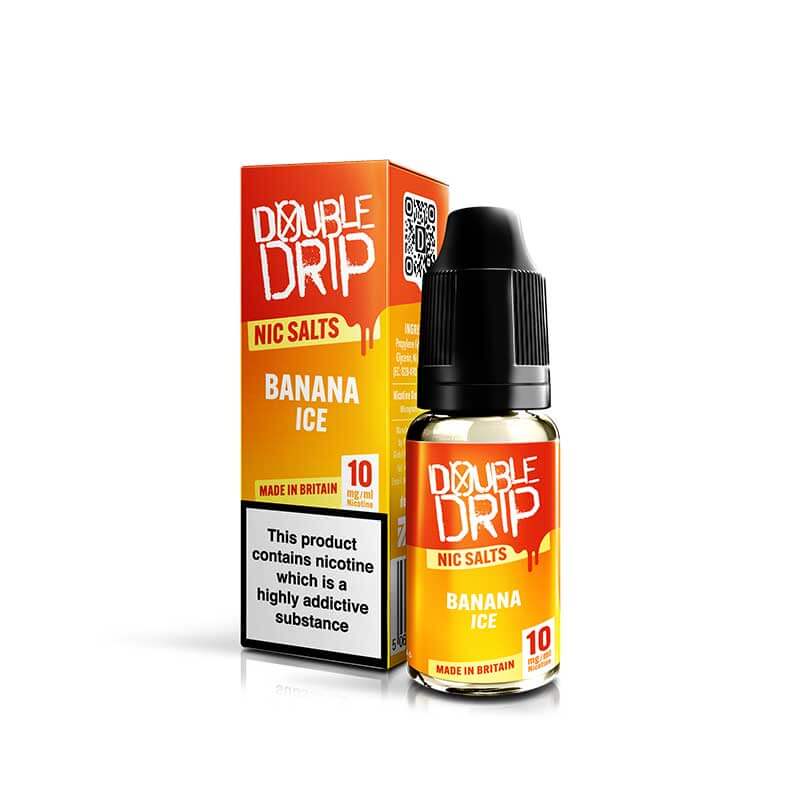 Double Drip Banana Ice Nic Salt 10ml E-Liquid