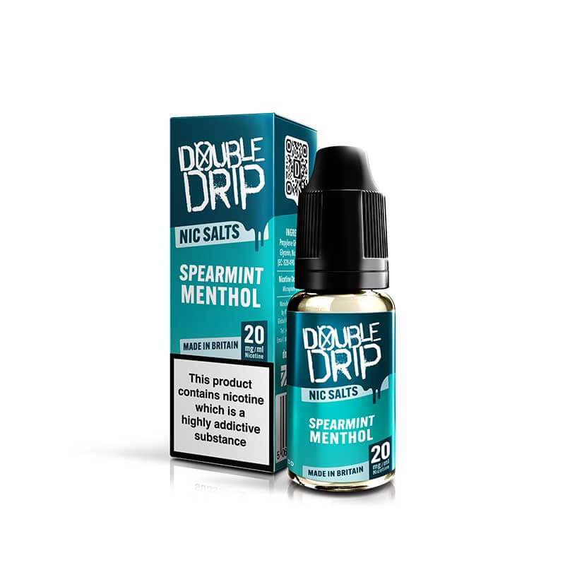 Double Drip Spearmint Menthol Nic Salt 10ml E-Liquid