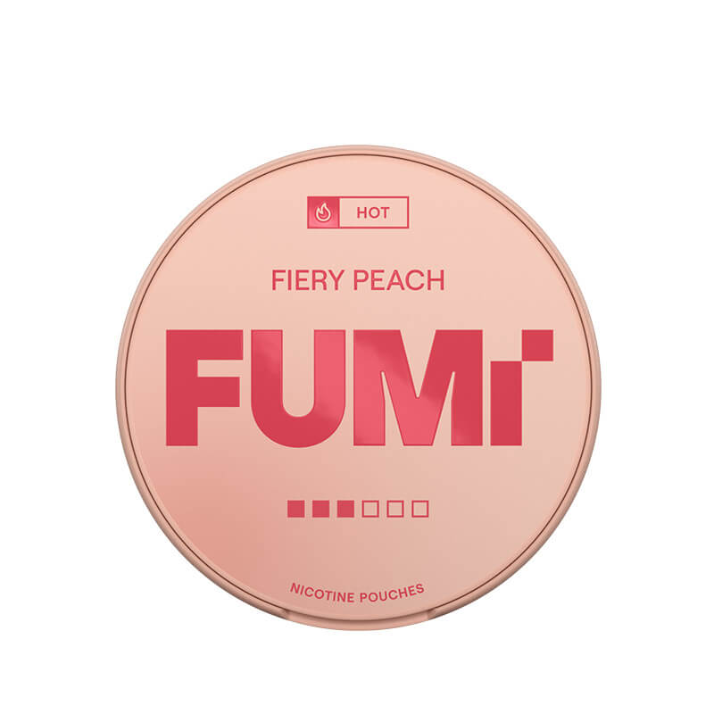 FUMi Fiery Peach Nicotine Pouches