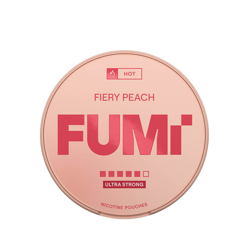 FUMi Fiery Peach Nicotine Pouches