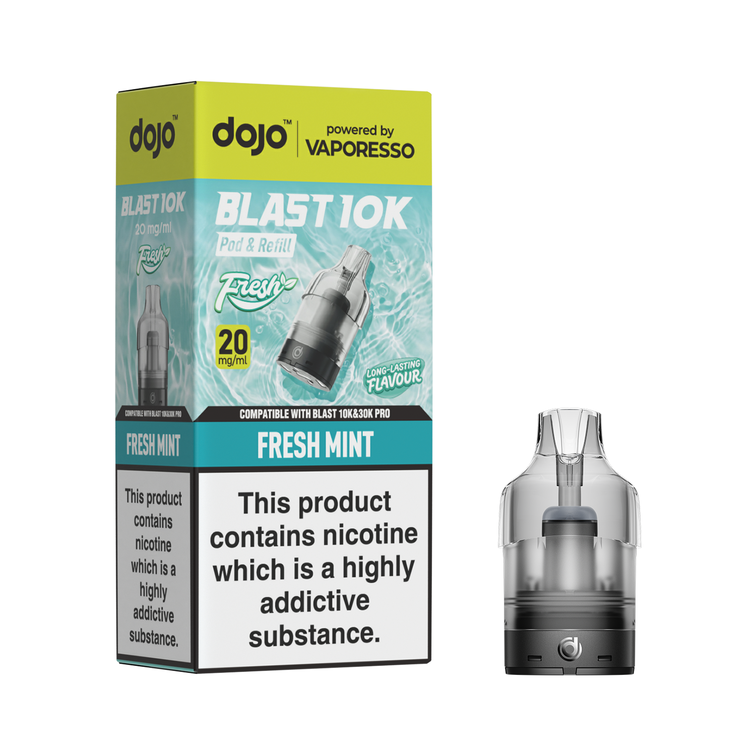 Vaporesso Dojo Blast Fresh Prefilled Pod & Refill - Fresh Mint