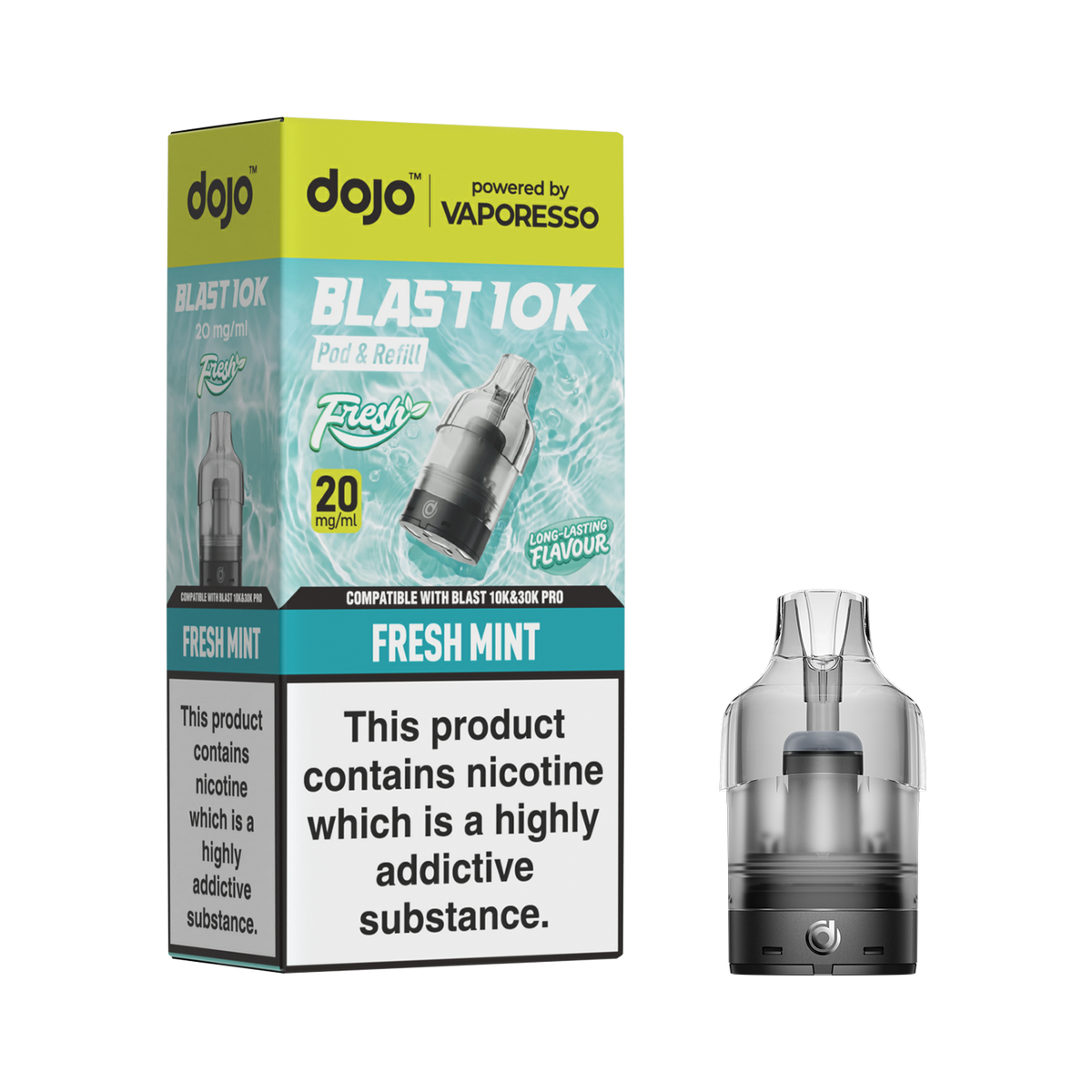 Vaporesso Dojo Blast Fresh Prefilled Pod & Refill - Fresh Mint