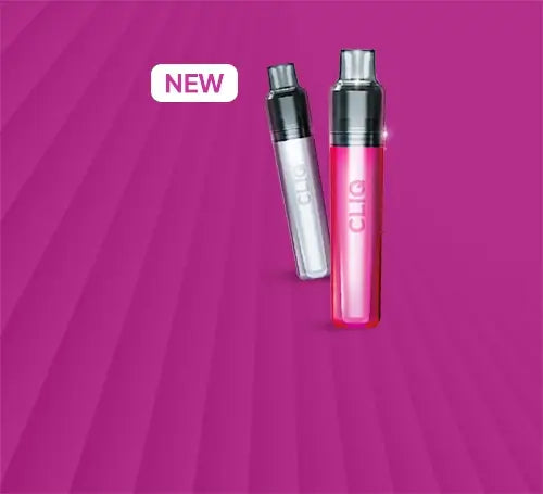 Avomi Cliq Mini on a pink background