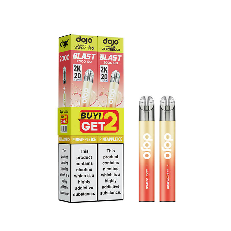 Vaporesso DOJO Blast 2000 Go V2 Prefilled Pod Vape Kit 2pk