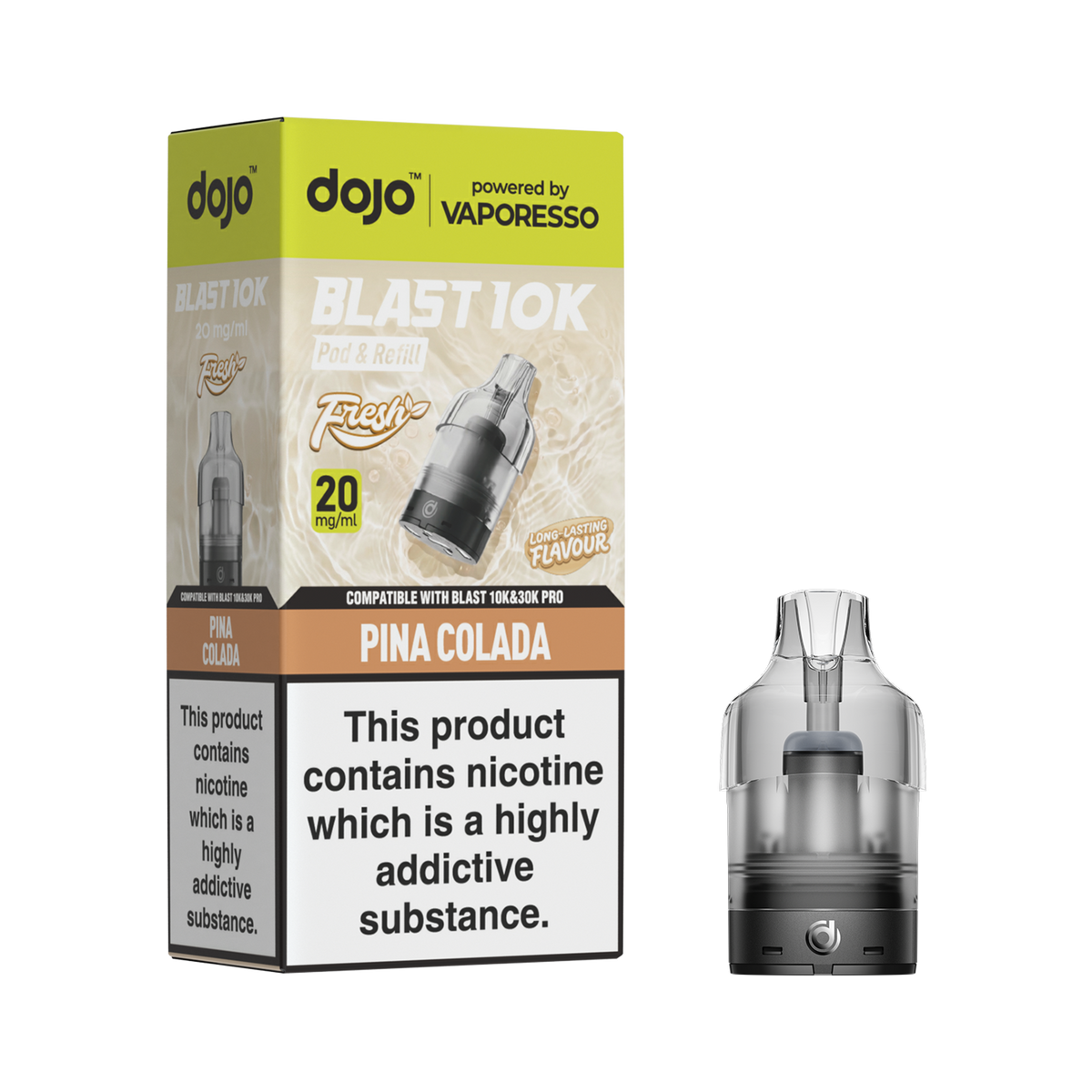 Vaporesso Dojo Blast Fresh Prefilled Pod & Refill - Pina Colada