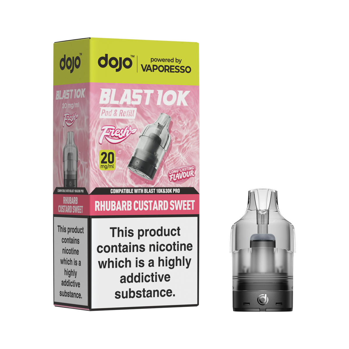 Vaporesso Dojo Blast Fresh Prefilled Pod & Refill - Rhubarb Custard Sweet