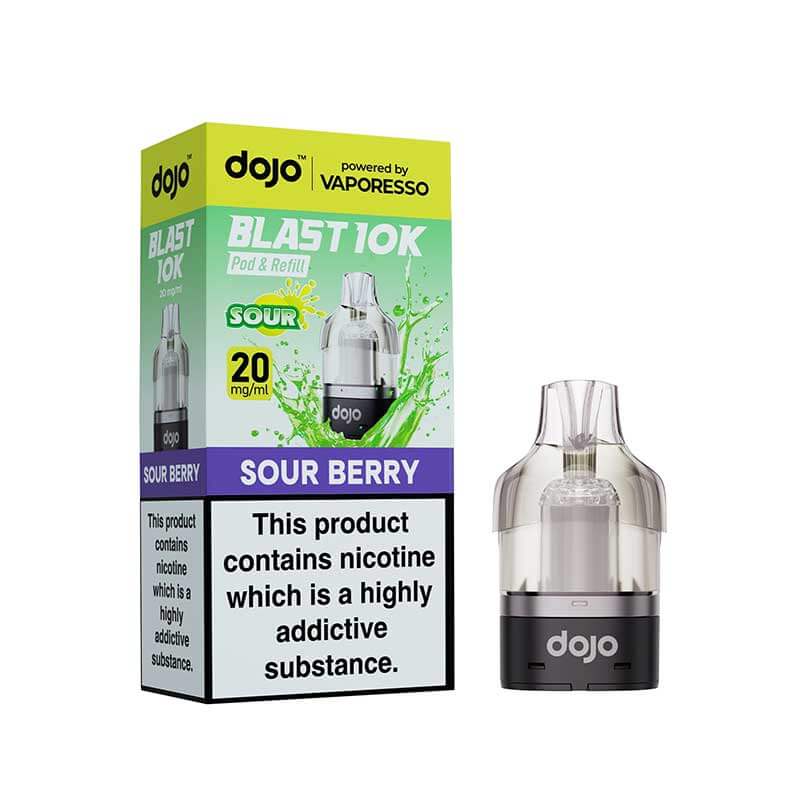Vaporesso DOJO Blast Pod & Refill For 10K or 30K Device – Sour Berry