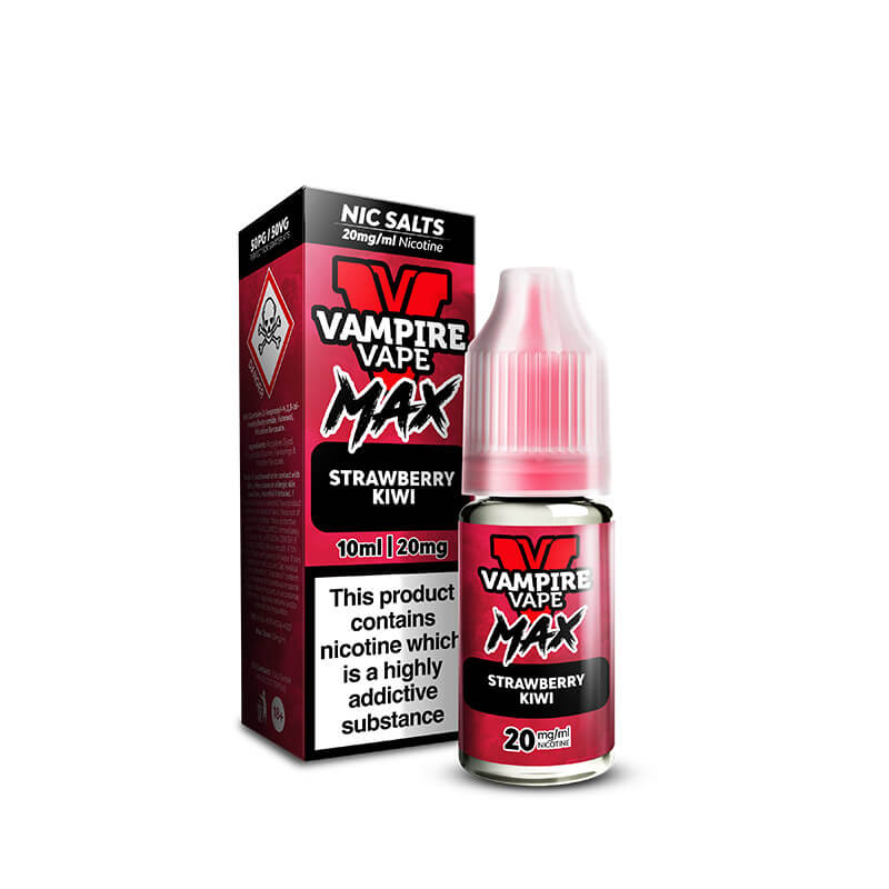 VV MAX Strawberry Kiwi 10ml Nic Salts E-Liquid by Vampire Vape