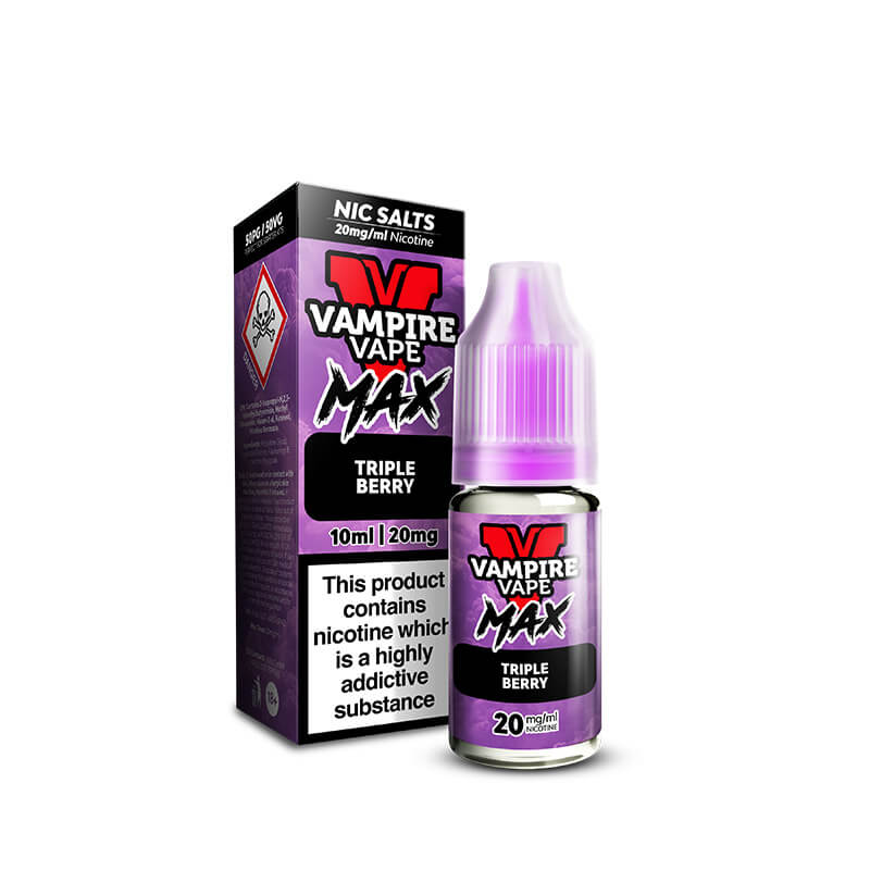 Vampire Vape MAX Triple Berry Nic Salt E-Liquid 10ml
