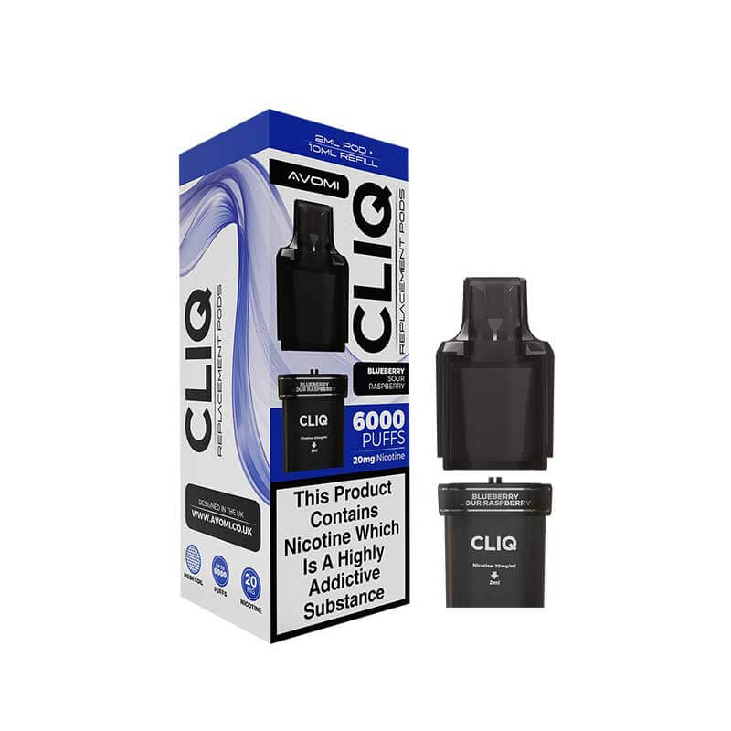 Avomi Cliq Prefilled Pod + Refill - Spearmint 20mg | Vapouriz UK Avomi Cliq Prefilled Pod + Refill - Spearmint 20mg | Vapouriz UK