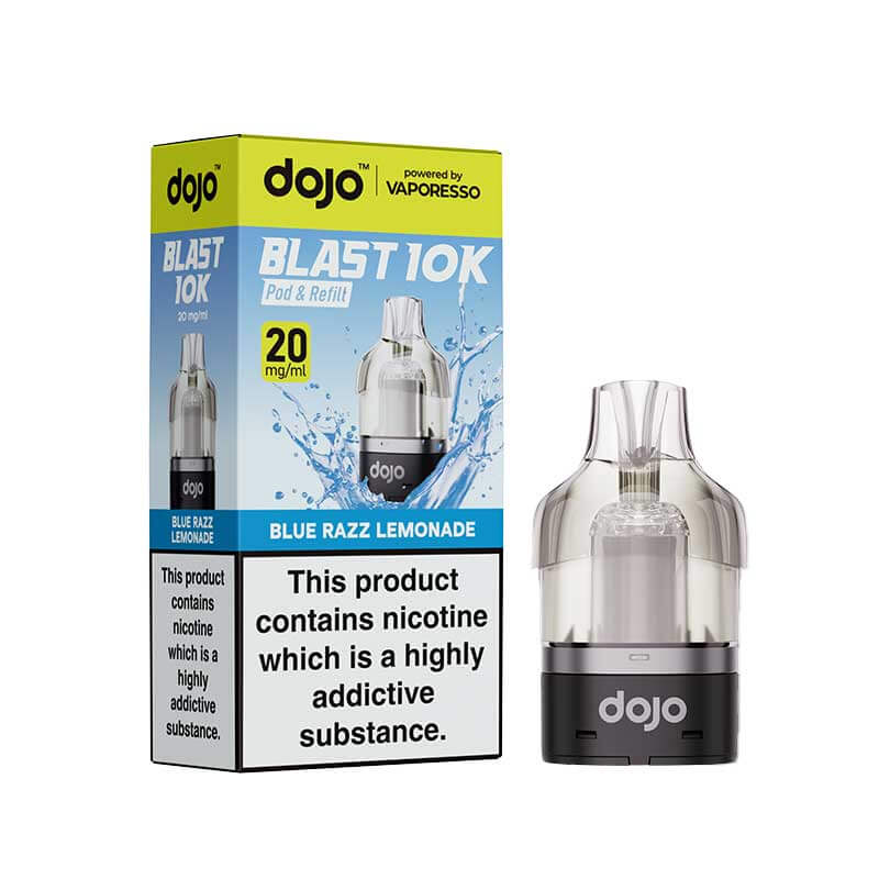 Vaporesso DOJO Blast Pod & Refill For 10K or 30K Device – Blue Razz Lemonade