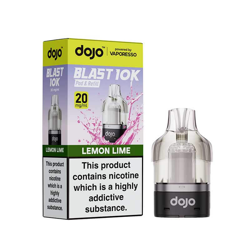 Vaporesso DOJO Blast Pod & Refill For 10K or 30K Device – Lemon Lime