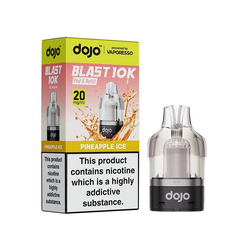 Vaporesso DOJO Blast Pod & Refill For 10K or 30K Device – Pineapple Ice