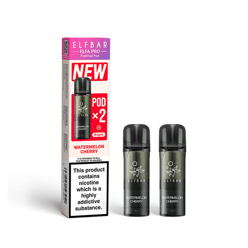 Elf Bar Elfa Pro Watermelon Cherry Prefilled Pod 20mg - 2 Pack