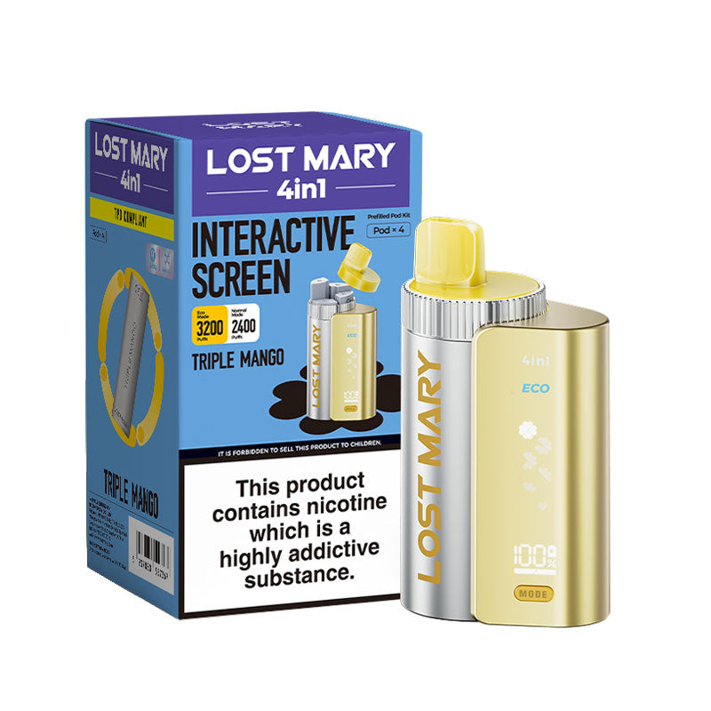 Lost Mary 4-in-1 Prefilled Vape Kit 20mg | Vapouriz UK Lost Mary 4-in-1 Prefilled Vape Kit 20mg | Vapouriz UK