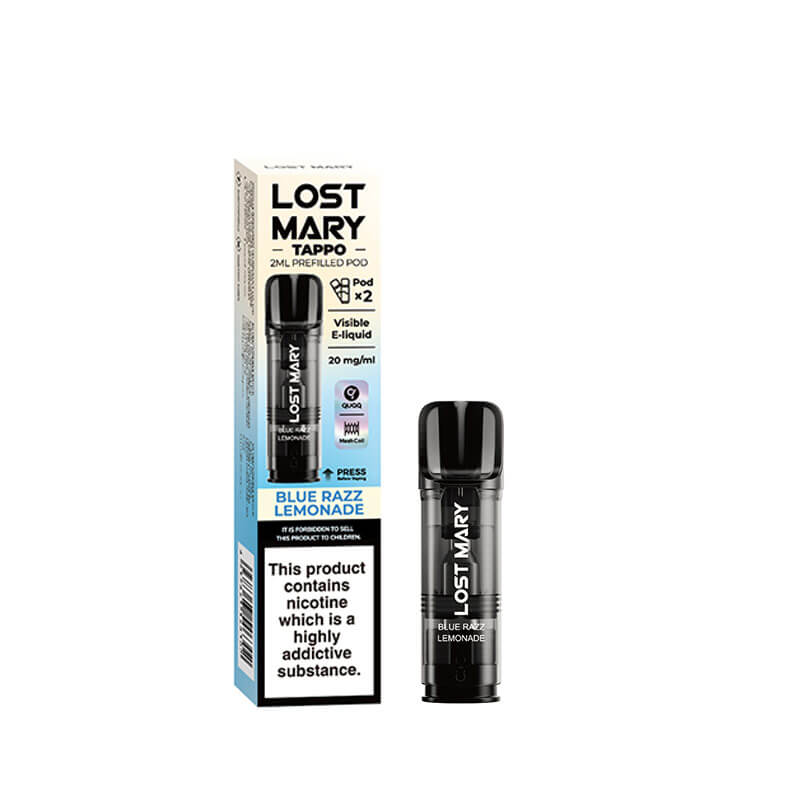 Lost Mary Tappo Peach Ice Prefilled Pods 20mg x 2 | Vapouriz UK Lost Mary Tappo Peach Ice Prefilled Pods 20mg x 2 | Vapouriz UK