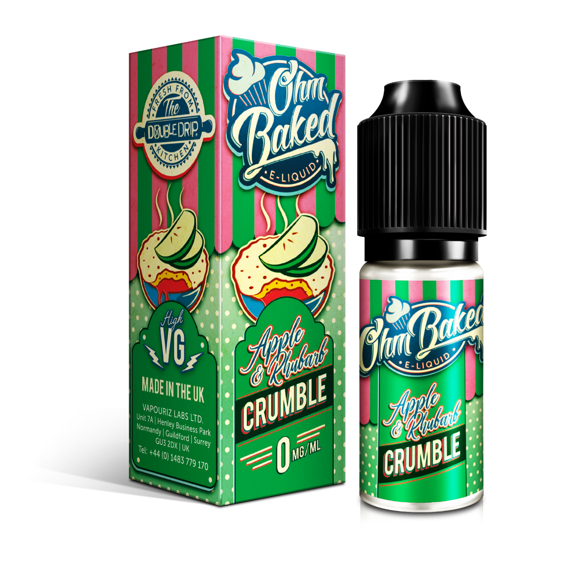 Apple & Rhubarb Crumble 10ml