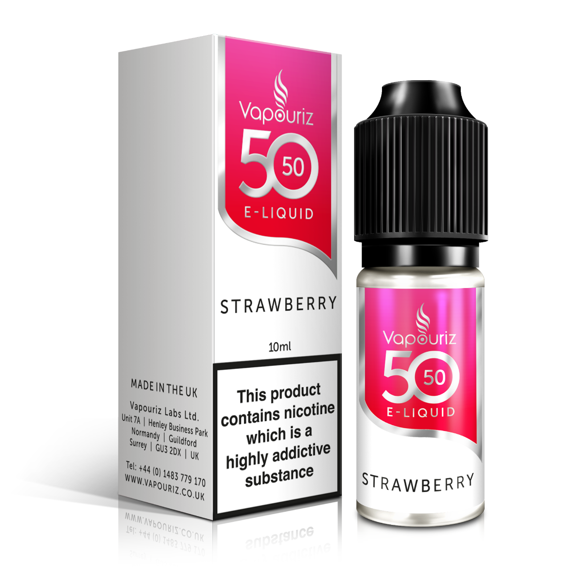 Vapouriz 50/50 Strawberry 10ml E-Liquid | Vapouriz UK Vapouriz 50/50 Strawberry 10ml E-Liquid | Vapouriz UK